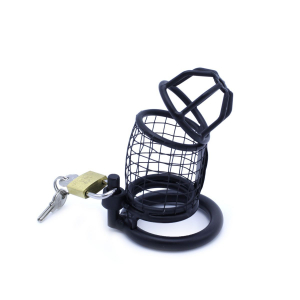 CAGE CHASTETÉ COURBÉE GRILLAGÉE
