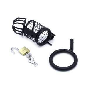 CAGE CHASTETÉ COURBÉE GRILLAGÉE