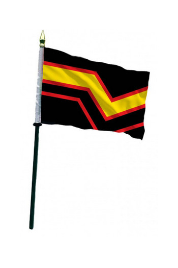 DRAPEAU PRIDE LATEX 45X30 + BATON