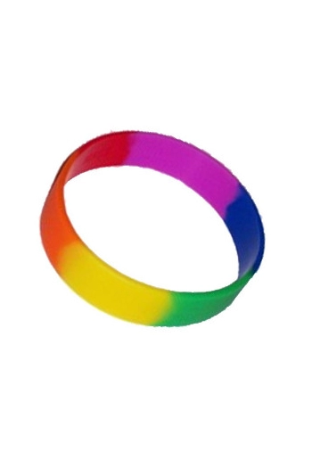 BRACELET SILICONE RAINBOW