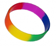 BRACELET SILICONE RAINBOW