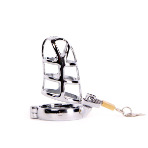 CAGE CHASTETE CHROME FINE