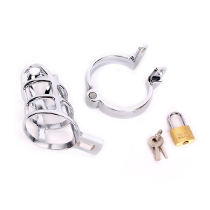 CAGE CHASTETE CHROME FINE