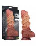 GODE LOVETOY EXTREME AVEC MOTIF CORDES 27CM