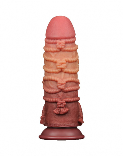 GODE LOVETOY EXTREME AVEC MOTIF CORDES 24.5CM