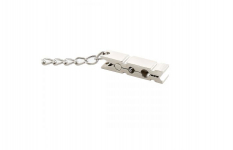 PINCES CLAMP BOUT BLANC ET 1 VIS