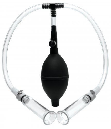 NIPPLE PUMPING SYSTEM DUAL DETACHABLE CYLINDERS
