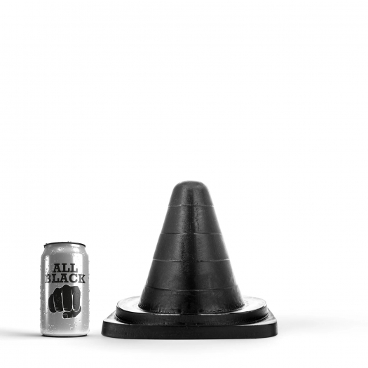 BUTTPLUG SMALL CONE DE ALL BLACK