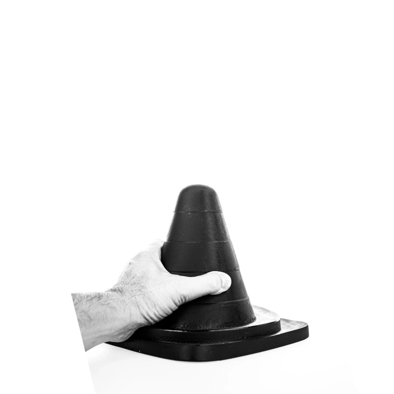 BUTTPLUG SMALL CONE DE ALL BLACK