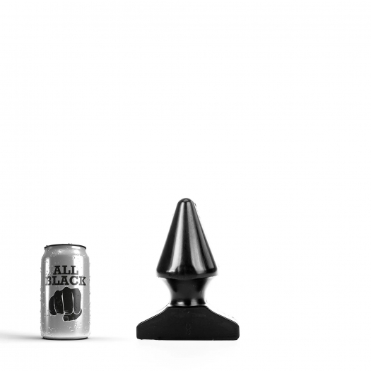 BUTTPLUG POP 8 DE ALL BLACK