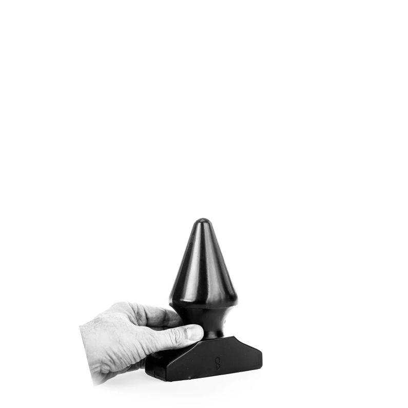 BUTTPLUG POP 8 DE ALL BLACK