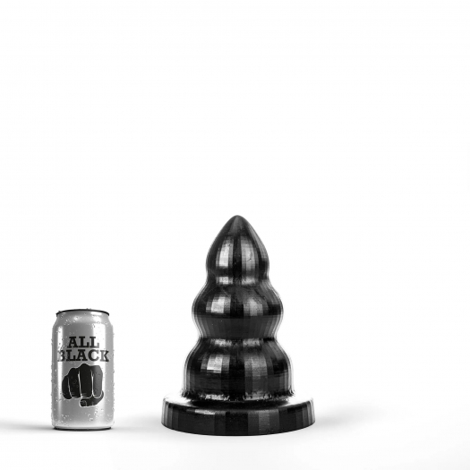 BUTTPLUG TRIPLE PLEASURE S DE ALL BLACK
