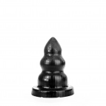 BUTTPLUG TRIPLE PLEASURE M DE ALL BLACK