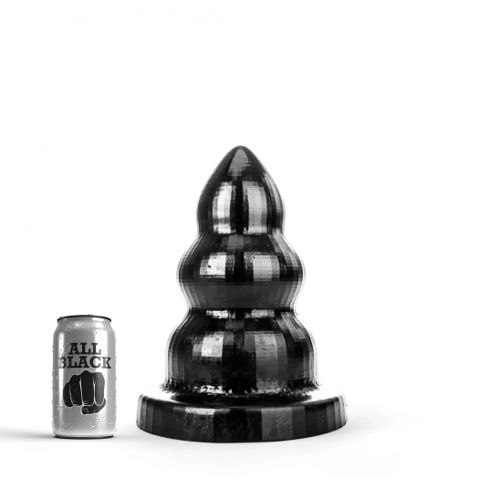 BUTTPLUG TRIPLE PLEASURE L DE ALL BLACK
