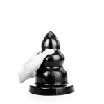 BUTTPLUG TRIPLE PLEASURE L DE ALL BLACK