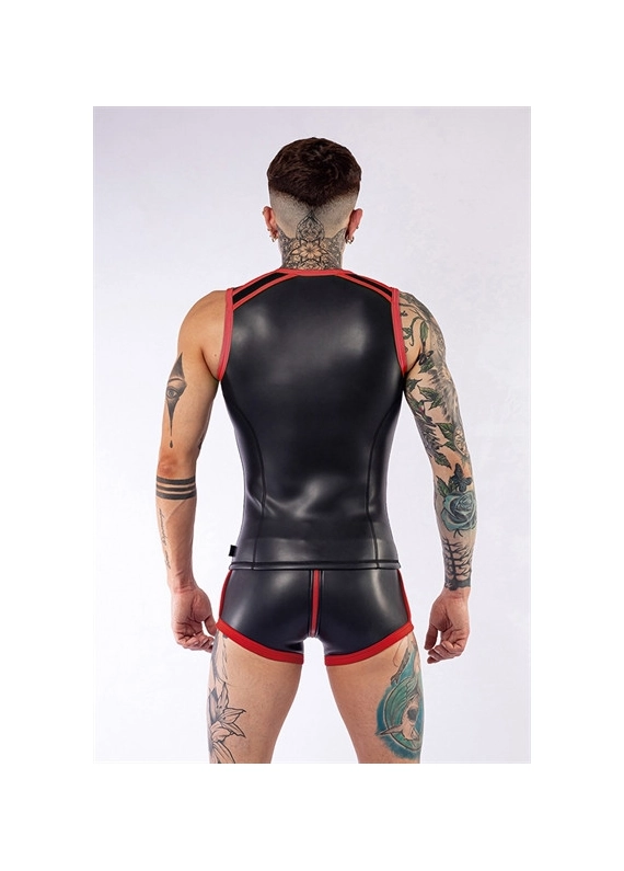 DÉBARDEUR EN NÉOPRÈNE À FERMETURE ÉCLAIR DE MISTER B