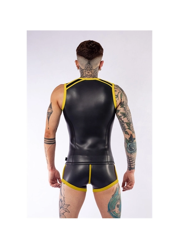 DÉBARDEUR EN NÉOPRÈNE À FERMETURE ÉCLAIR DE MISTER B