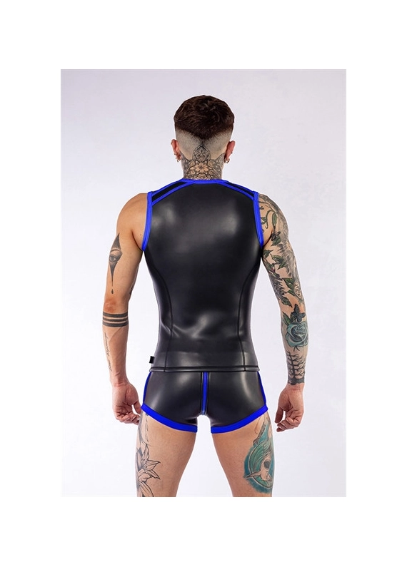 DÉBARDEUR EN NÉOPRÈNE À FERMETURE ÉCLAIR DE MISTER B