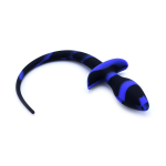 PLUG QUEUE DE CHIEN EN SILICONE DE COULEUR