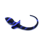PLUG QUEUE DE CHIEN EN SILICONE DE COULEUR