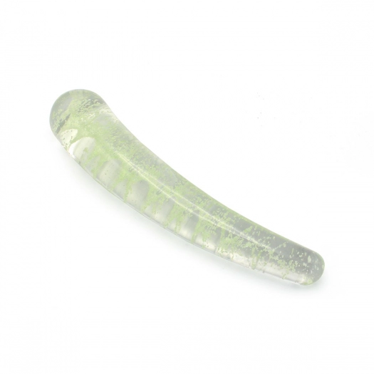 GODE INCURVÉ EN VERRE PHOSPHORESCENT