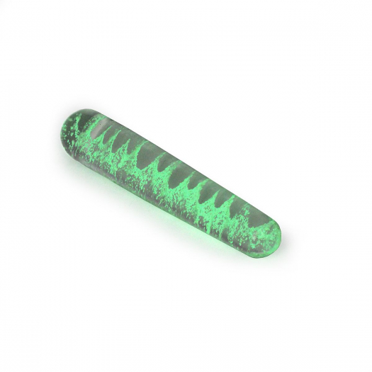 GODE LISSE EN VERRE PHOSPHORESCENT