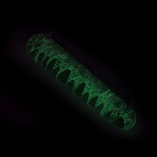 GODE LISSE EN VERRE PHOSPHORESCENT