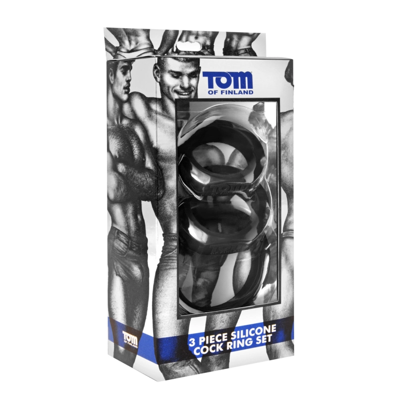 SET DE 3 COCKRINGS TOM OF FINLAND