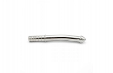 MÉGA GODE INCURVÉ EN ACIER INOXYDABLE