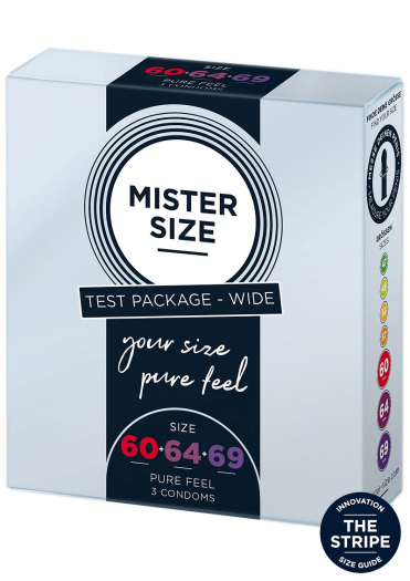 PACK DE TEST MISTER SIZE 60-64-69