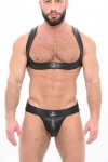 HARNAIS ET JOCKSTRAP SPARTA ULISSE – NOIR