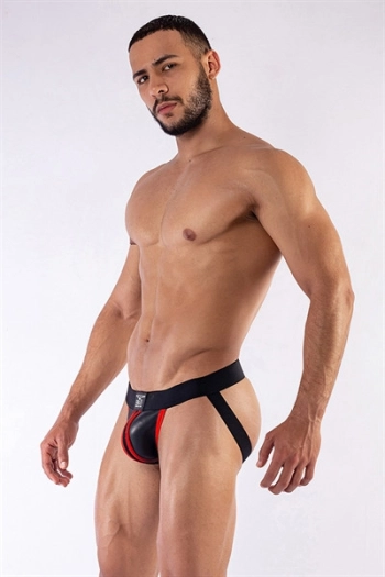 JOCKSTRAP ROUGE EN NEOPRENE DE MISTER B
