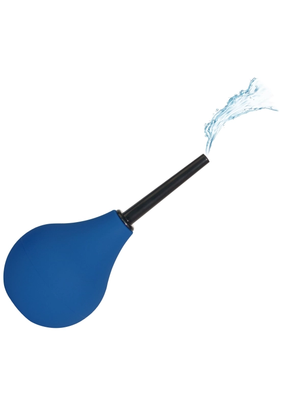 GRANDE POIRE À LAVEMENT - BLEUE