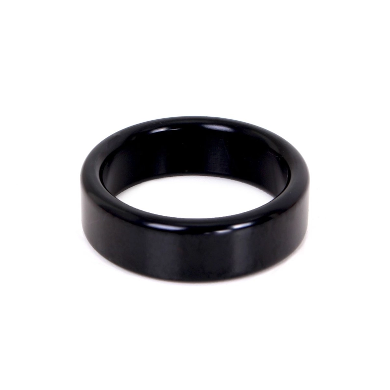 COCKRING EN ALUMINIUM NOIR