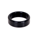 COCKRING EN ALUMINIUM NOIR