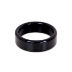 COCKRING EN ALUMINIUM NOIR