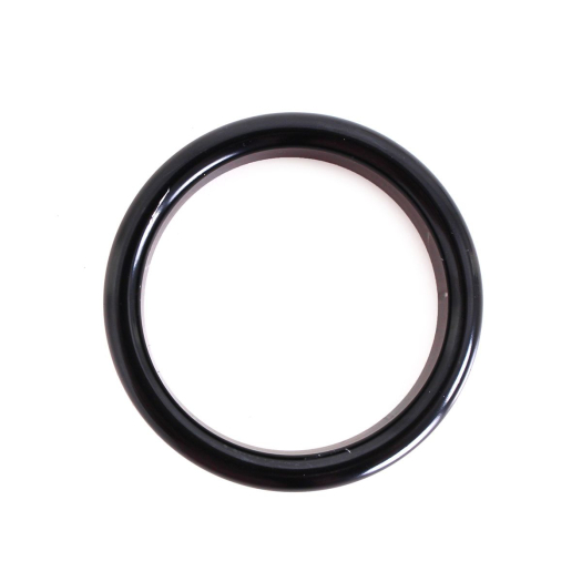 COCKRING EN ALUMINIUM NOIR