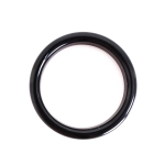 COCKRING EN ALUMINIUM NOIR