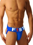 JOCKSTRAP LOGO FIST BLEU