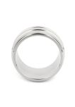 COCKRING OVALE HAUT À RAINURES