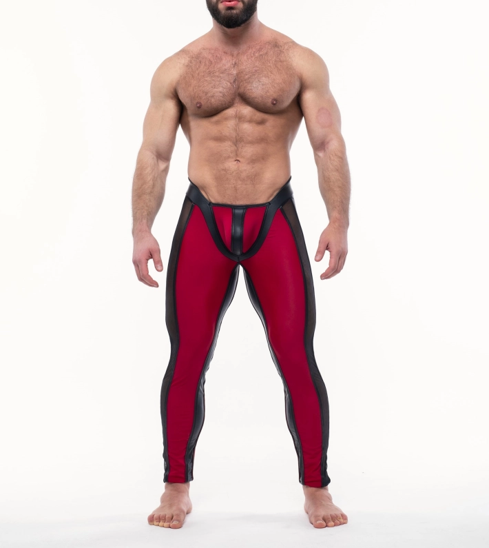 LEGGINGS SPARTA PERSEO - ROUGE