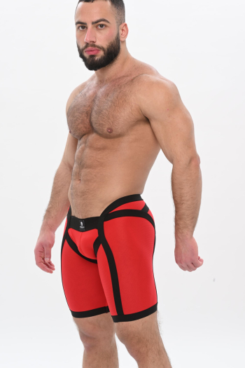SHORTS SPARTA SHARK - ROUGE