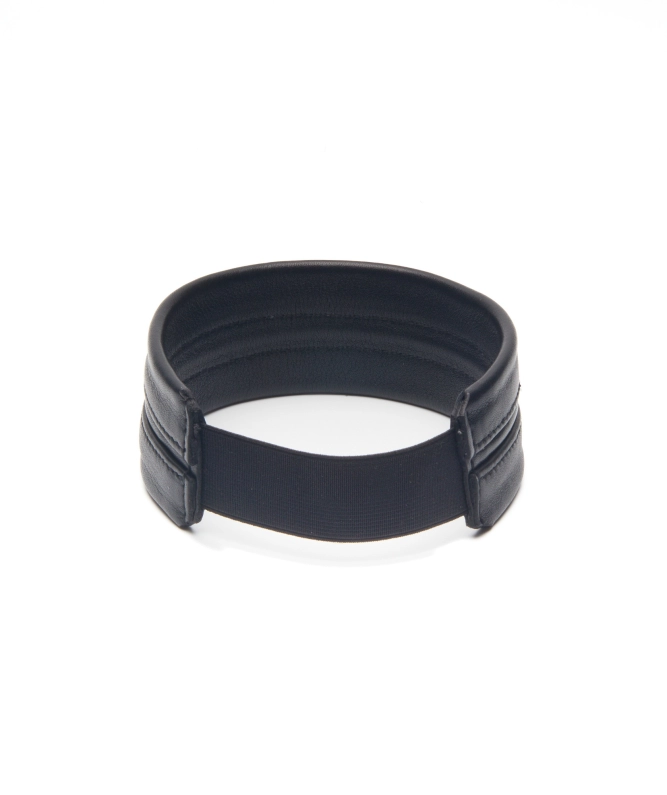 TOUR DE BRAS EN CUIR IEM NERVURÉ AVEC ÉLASTIQUE