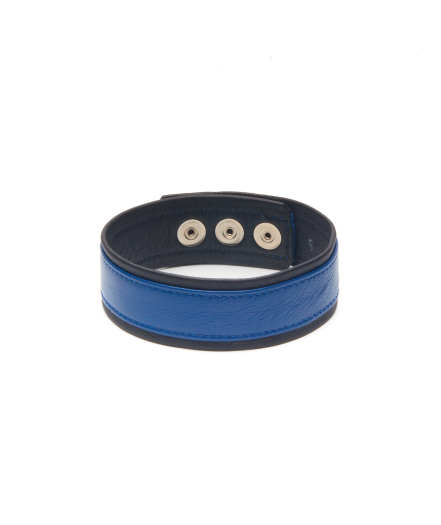 Tour de bras souple Bleu - Face