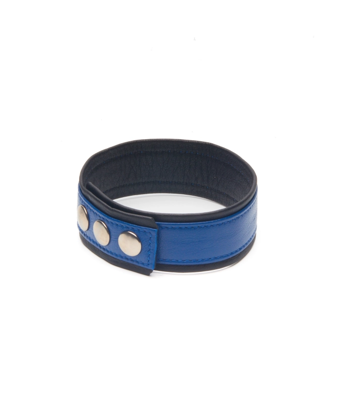 TOUR DE BRAS EN CUIR SOUPLE IEM – BLEU