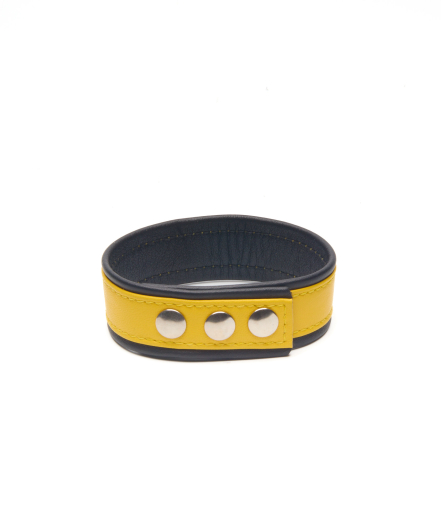TOUR DE BRAS EN CUIR SOUPLE IEM – JAUNE
