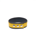 TOUR DE BRAS EN CUIR SOUPLE IEM - JAUNE
