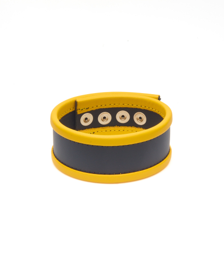 TOUR DE BRAS EN CROÛTE DE CUIR IEM - JAUNE