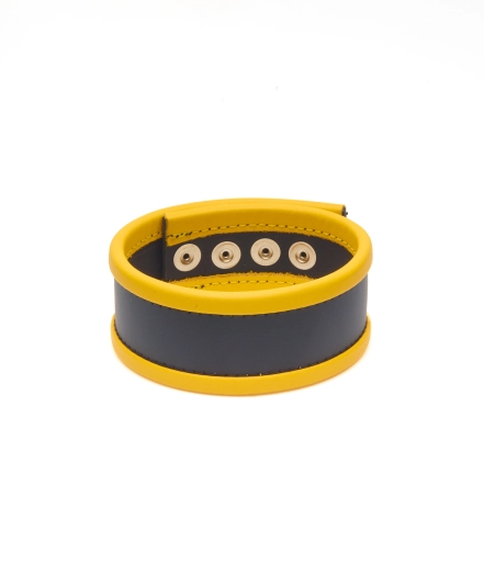 TOUR DE BRAS EN CROÛTE DE CUIR IEM - JAUNE