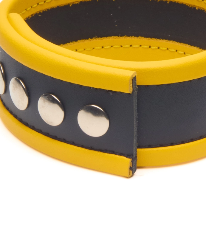 TOUR DE BRAS EN CROÛTE DE CUIR IEM - JAUNE